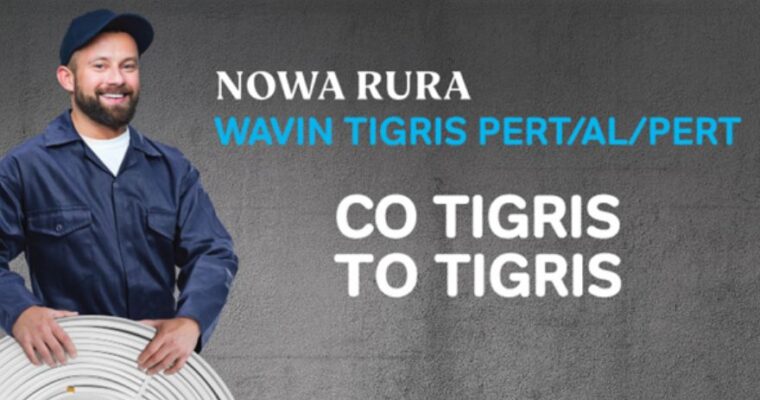 Wielowarstwowa rura kompozytowa – Wavin Tigris – Rura PE-RT/AL/PE-RT