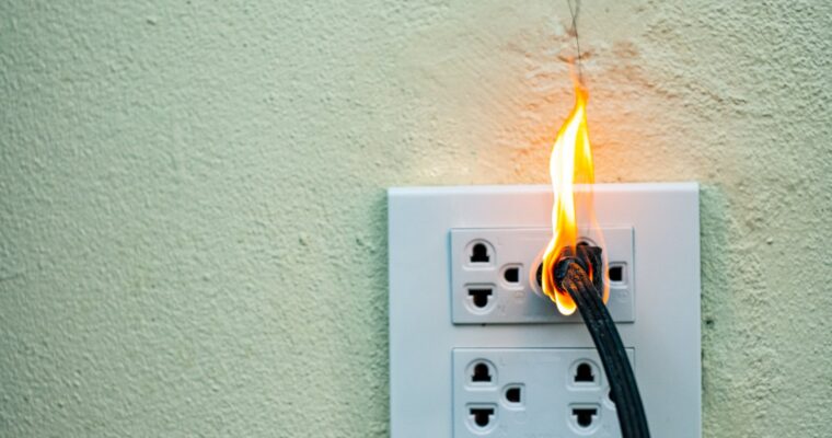 Co powoduje trzaski w instalacji elektrycznej podczas włączania światła?